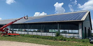 Reinigung von Solarflächen